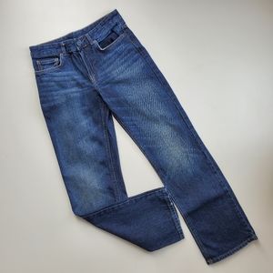 Chaps Ralph Lauren Boys straight leg 5 pocket medium to dark wash zip fly